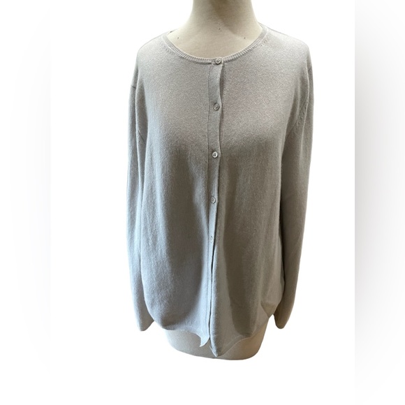 TSE Sweaters Tse Womens Cashmere Button Down Fitted Cardigan Light